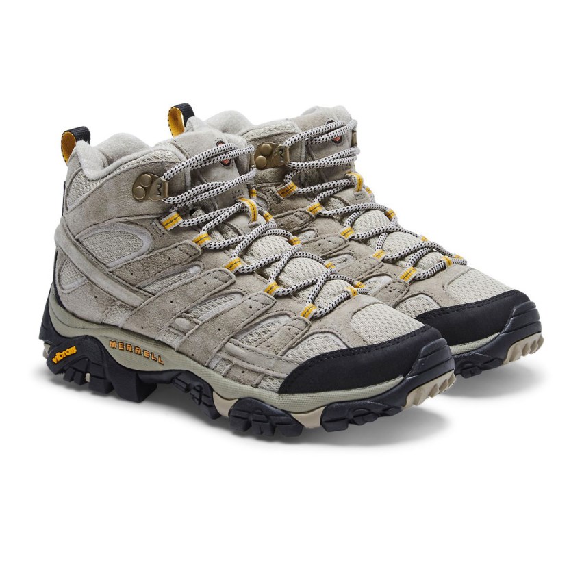 Chaussures Randonnée Merrell Moab 2 Mid Ventilator Grise Femme | G.F.DXTS